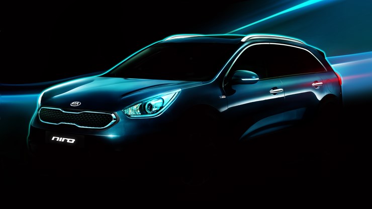 Kia reveals first images of all-new Niro Hybrid Utility Vehicle