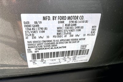 2020 Ford Explorer Platinum