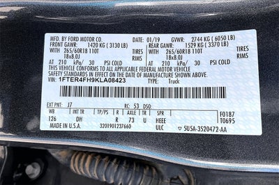 2019 Ford Ranger Lariat