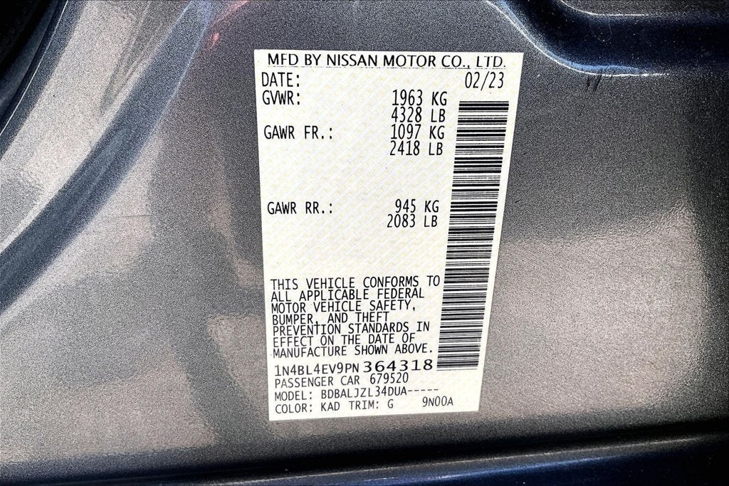 2023 Nissan Altima 2.5 SL