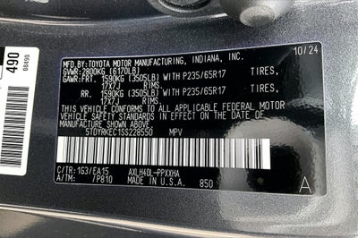 2025 Toyota Sienna XLE 7 Passenger