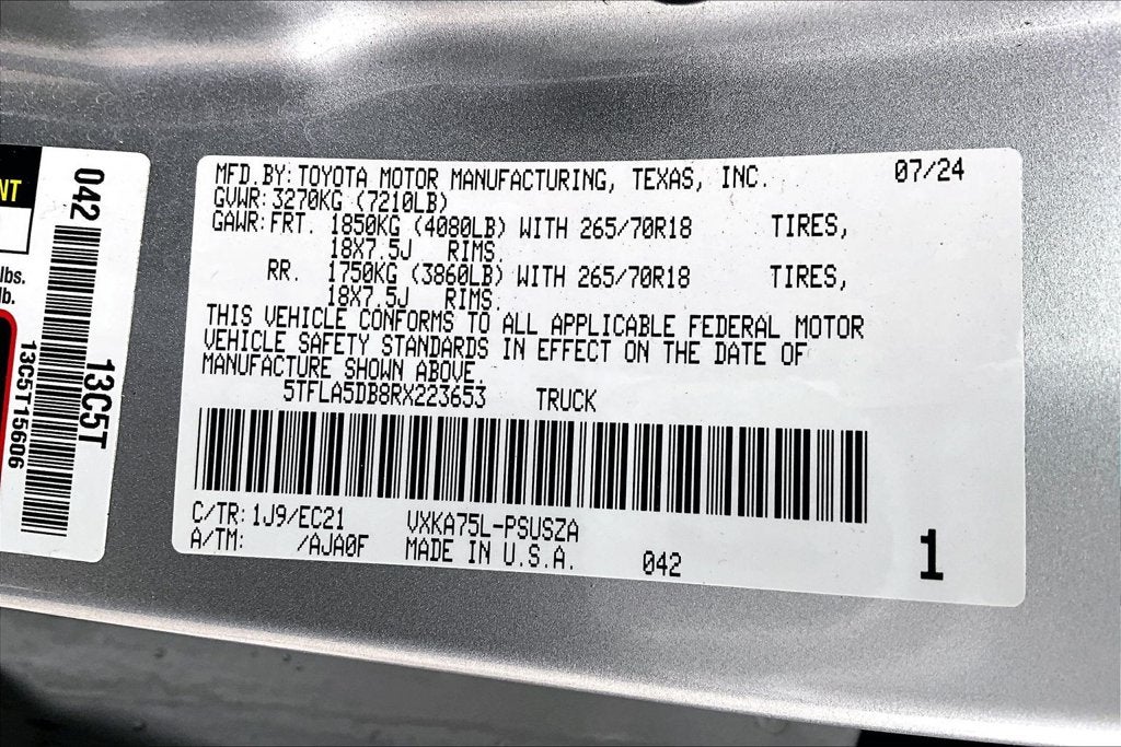 2024 Toyota Tundra SR5