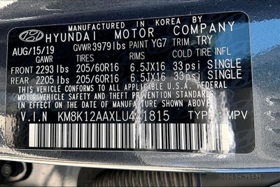 2020 Hyundai Kona SE