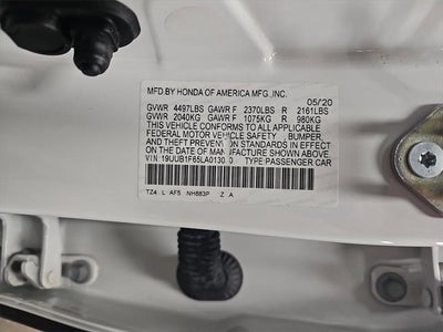 2020 Acura TLX 2.4L A-Spec Pkg