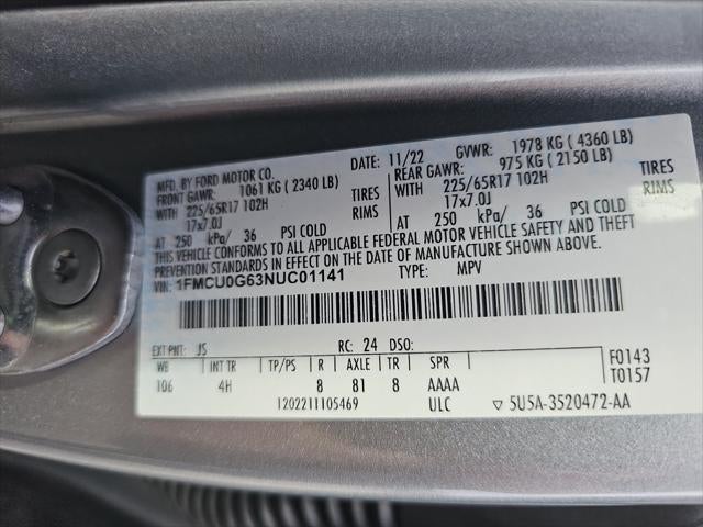 2022 Ford Escape SE