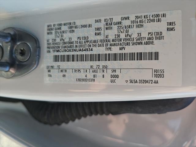 2022 Ford Escape SE