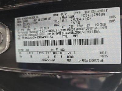 2025 Ford Escape Active