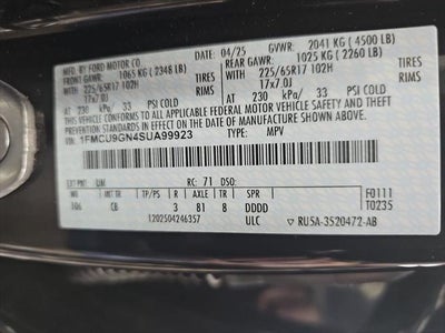 2025 Ford Escape Active