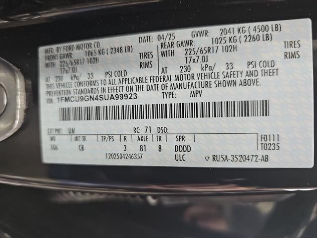 2025 Ford Escape Active