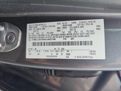 2022 Ford Escape SEL