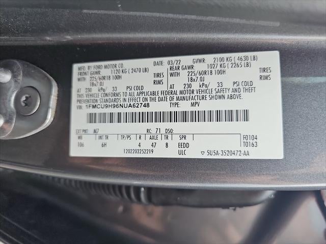 2022 Ford Escape SEL
