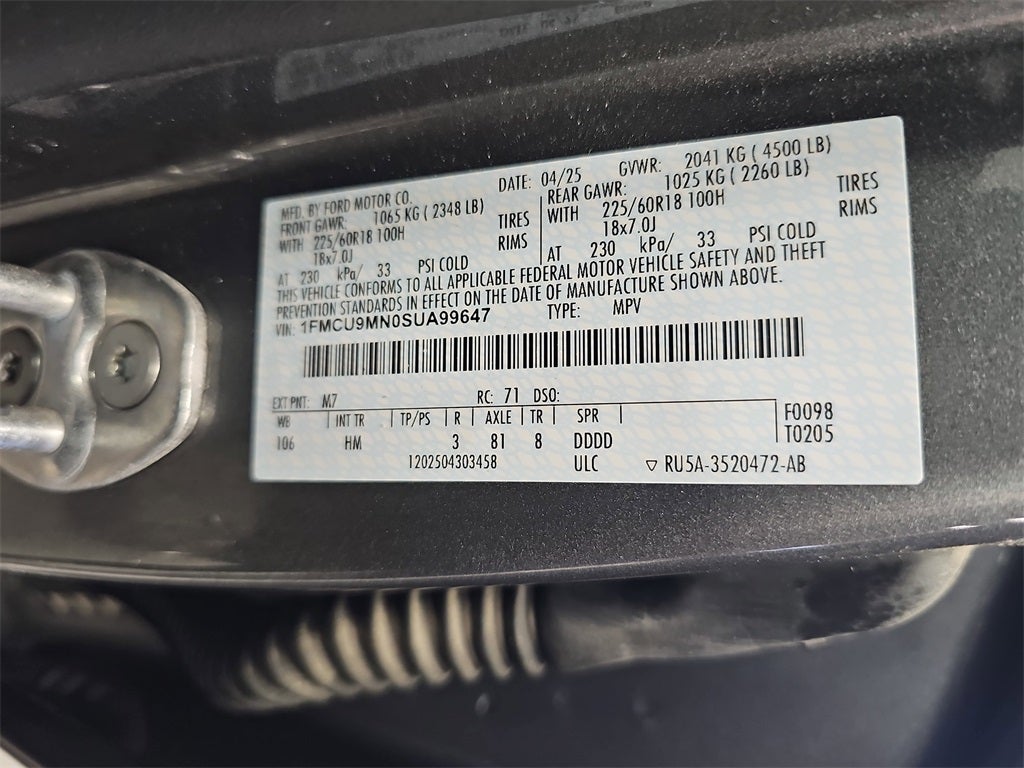 2025 Ford Escape ST-Line