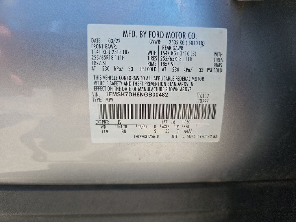 2022 Ford Explorer XLT