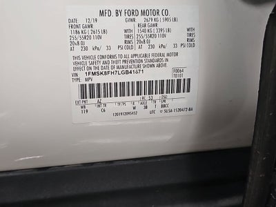 2020 Ford Explorer Limited