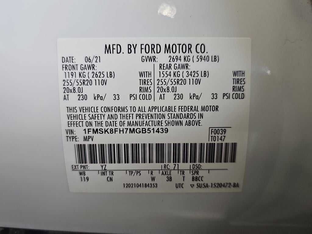 2021 Ford Explorer Limited
