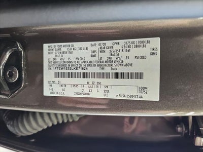 2020 Ford F-150 XLT