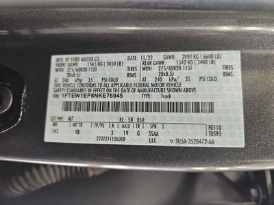 2022 Ford F-150 XLT