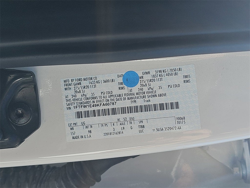 2019 Ford F-150 Platinum