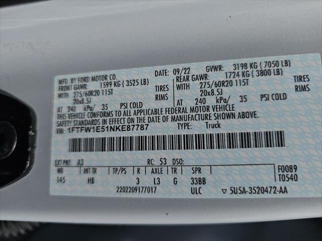 2022 Ford F-150 Lariat