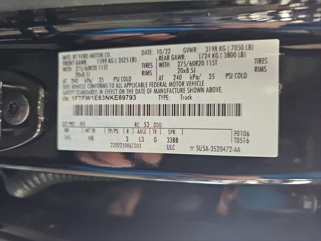 2022 Ford F-150 Lariat