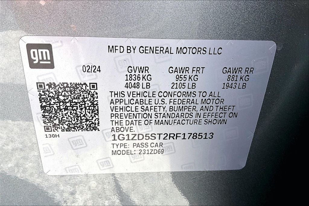 2024 Chevrolet Malibu LT 1LT
