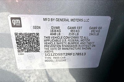 2024 Chevrolet Malibu LT 1LT