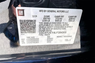 2020 Chevrolet Silverado LTZ