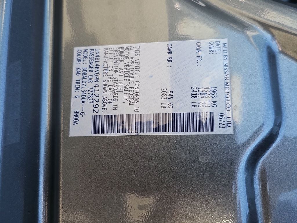 2023 Nissan Altima 2.5 S
