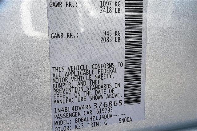 2024 Nissan Altima 2.5 SV