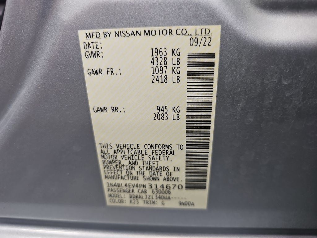 2023 Nissan Altima 2.5 SL