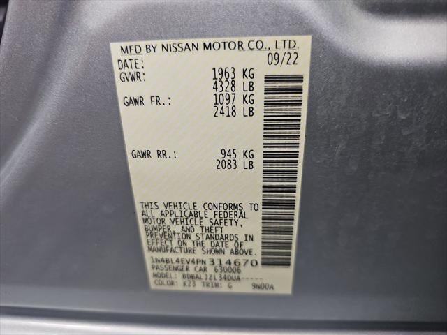 2023 Nissan Altima 2.5 SL