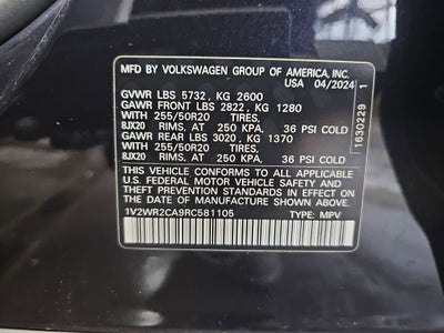 2024 Volkswagen Atlas 2.0T SE w/Technology