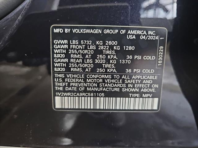 2024 Volkswagen Atlas 2.0T SE w/Technology