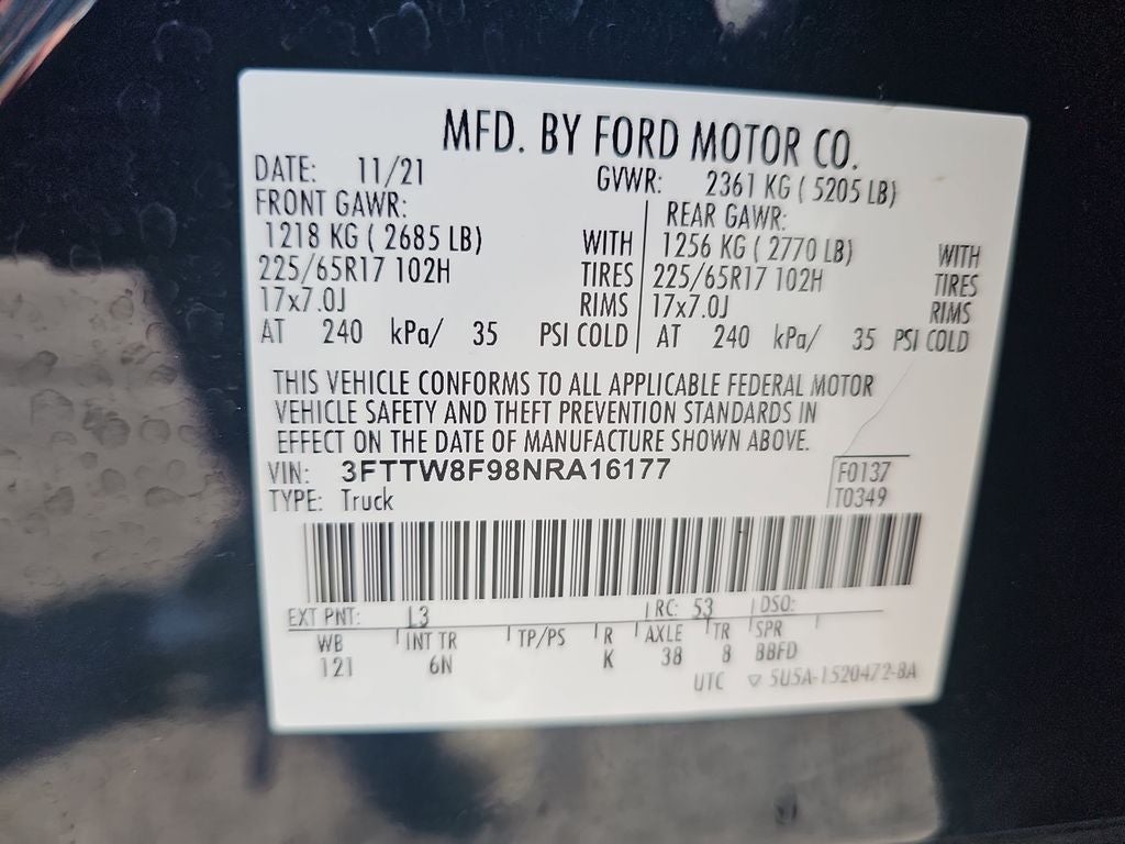 2022 Ford Maverick Lariat