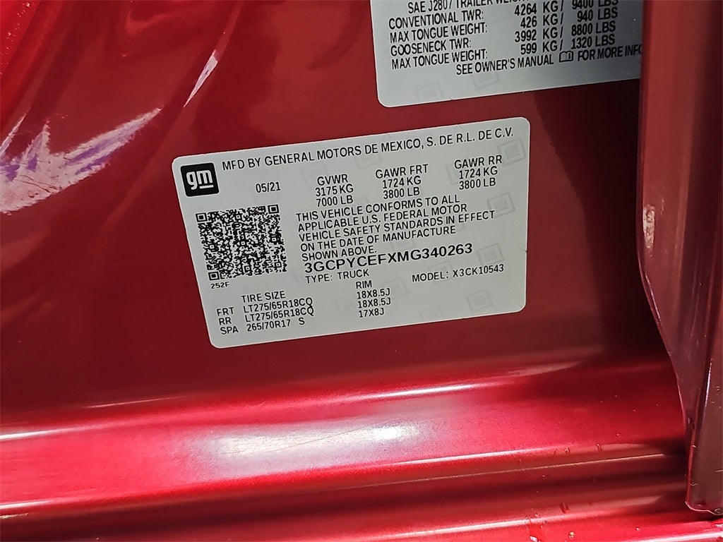 2021 Chevrolet Silverado Custom Trail Boss