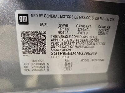 2021 GMC Sierra AT4
