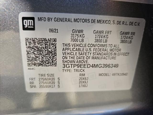 2021 GMC Sierra AT4