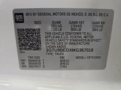 2021 GMC Sierra SLE