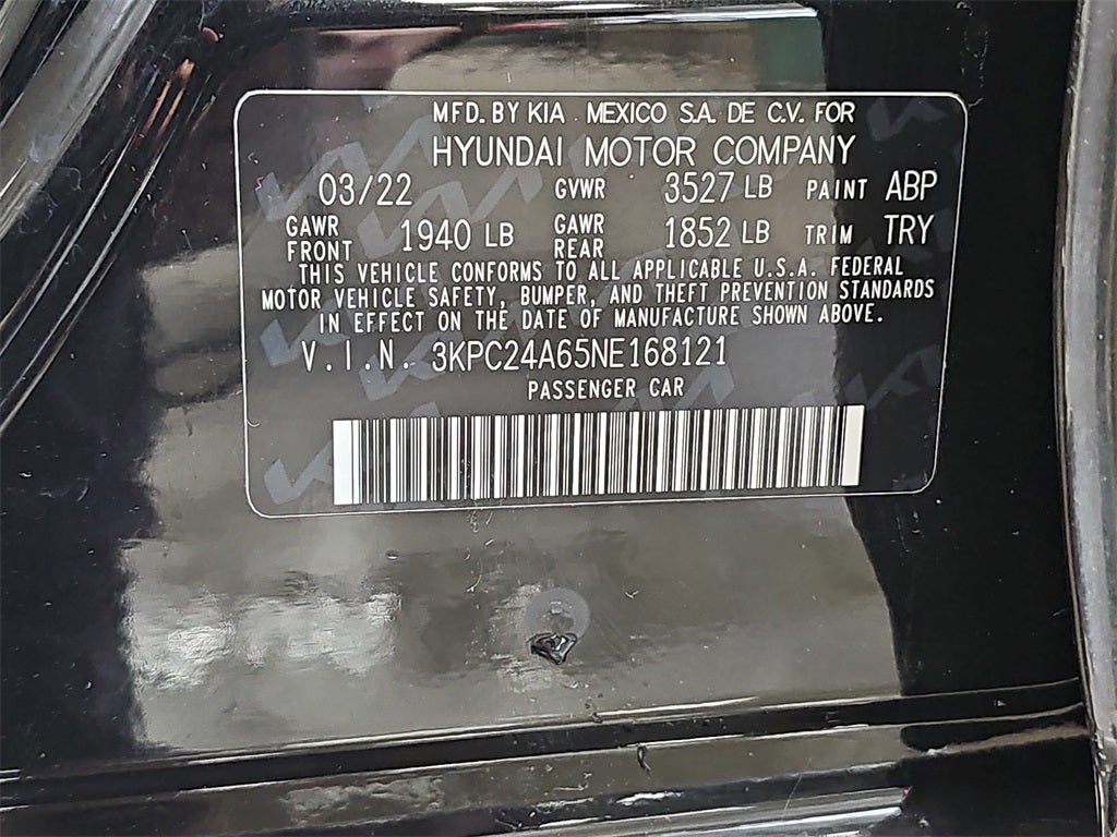 2022 Hyundai Accent SE