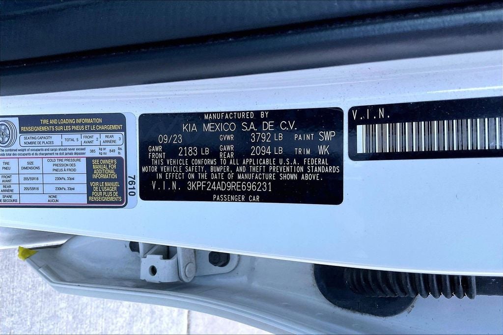 2024 Kia Forte LXS