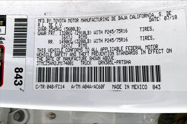 2018 Toyota Tacoma SR5 V6