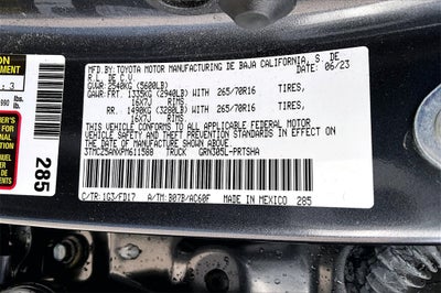 2023 Toyota TACOMA TRD OFFRD TRD Off-Road V6