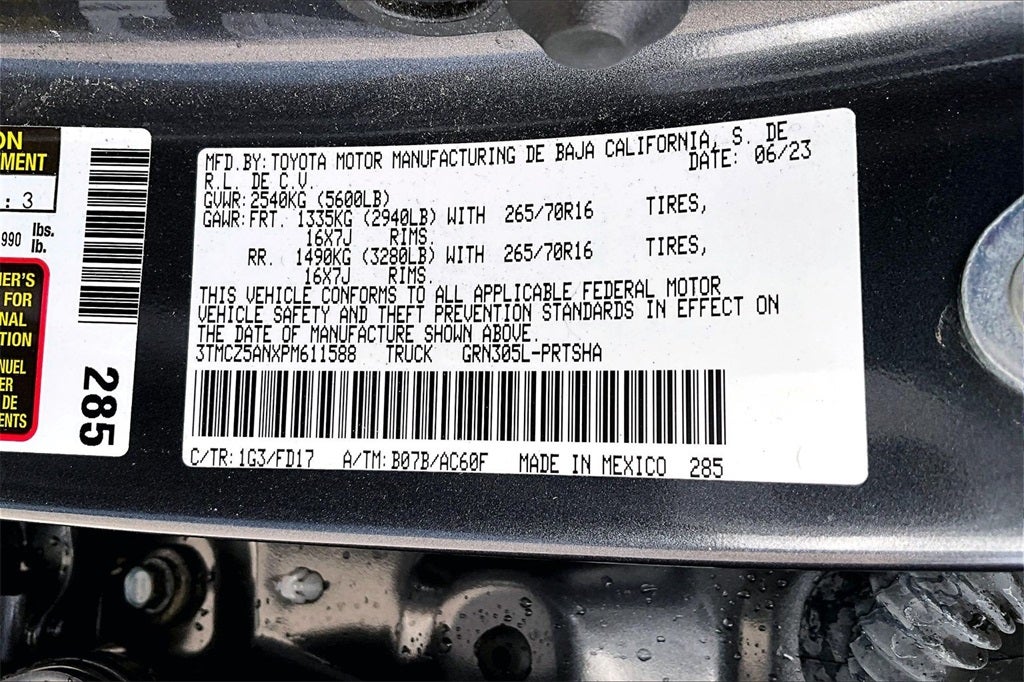 2023 Toyota TACOMA TRD OFFRD TRD Off-Road V6