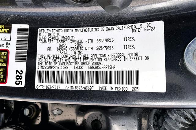 2023 Toyota TACOMA TRD OFFRD TRD Off-Road V6