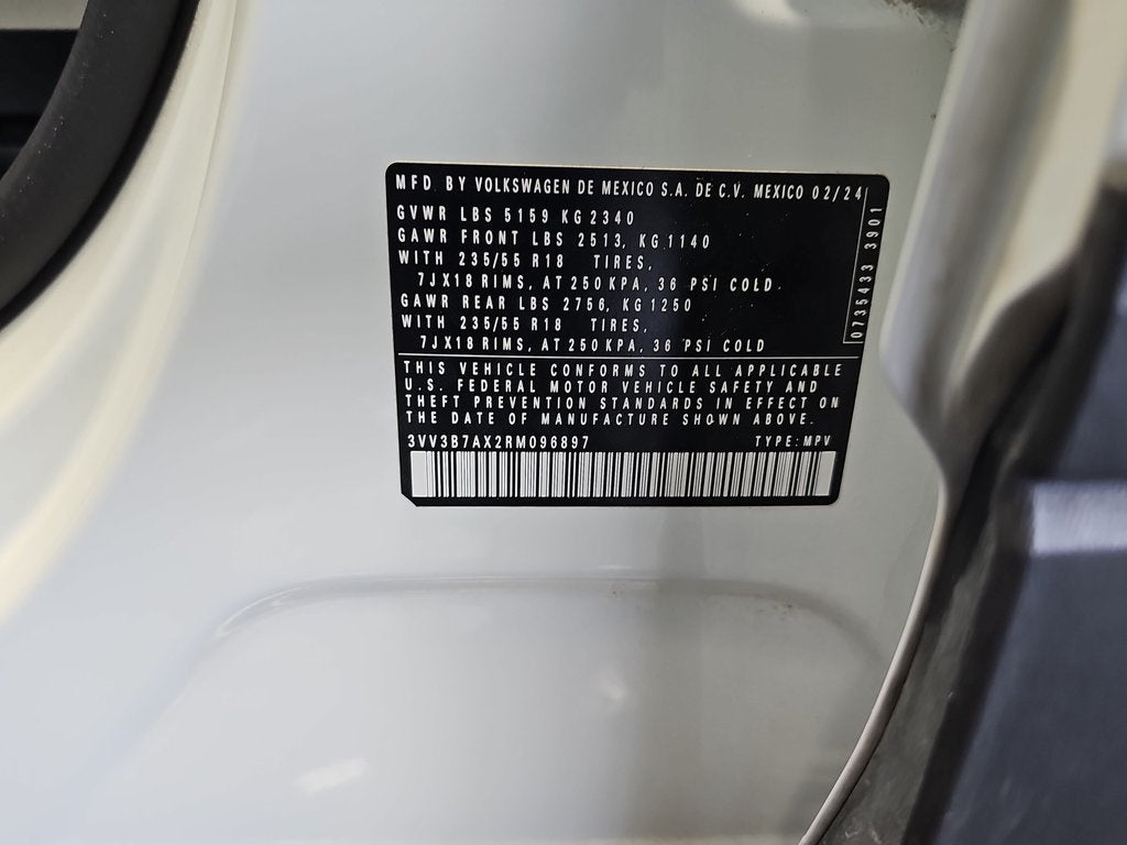 2024 Volkswagen Tiguan 2.0T SE