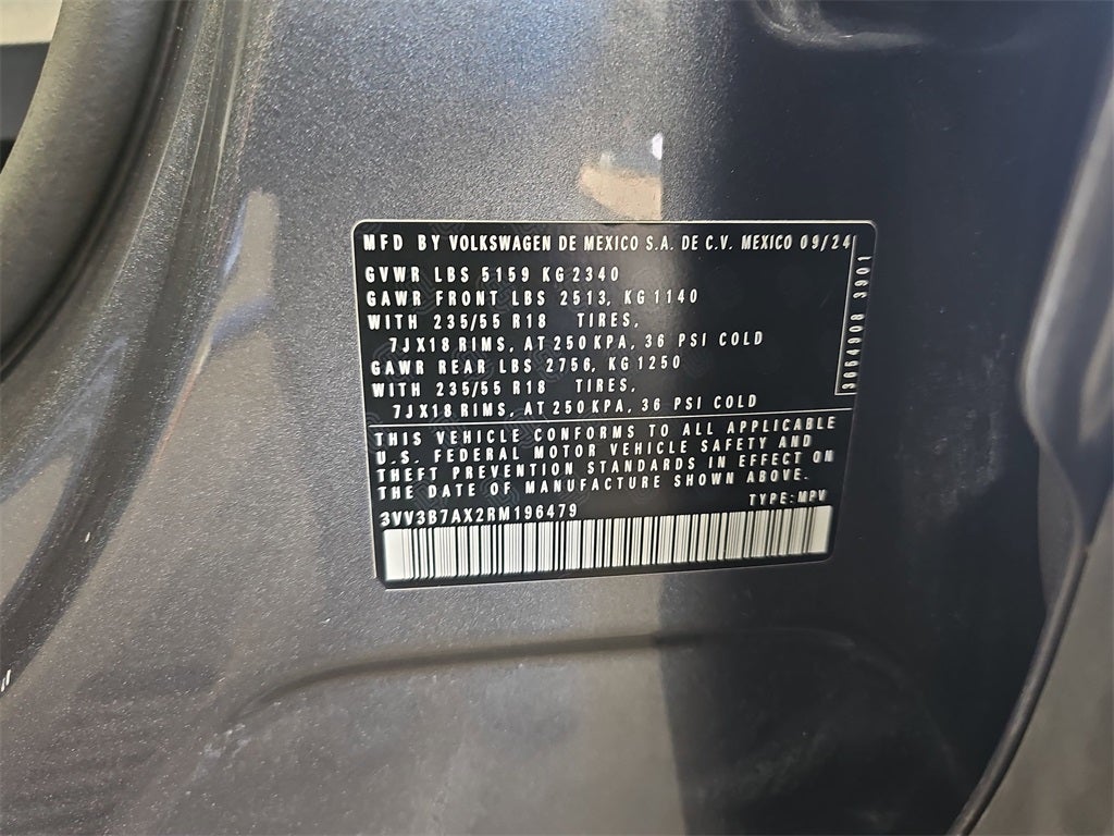 2024 Volkswagen Tiguan 2.0T SE