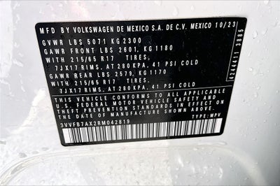 2024 Volkswagen Tiguan 2.0T S