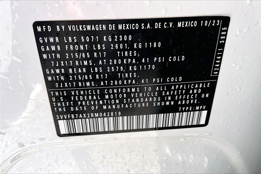 2024 Volkswagen Tiguan 2.0T S