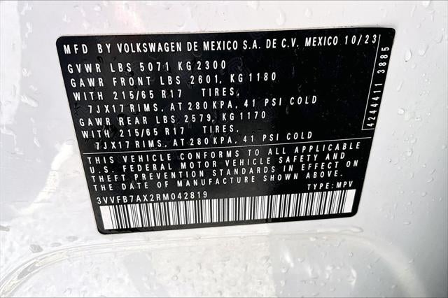 2024 Volkswagen Tiguan 2.0T S