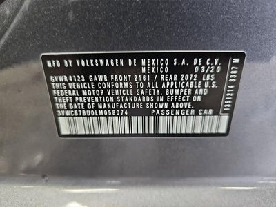 2020 Volkswagen Jetta 1.4T S